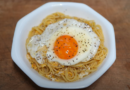 どんべえ社長が作る昔の味たまごを使った『貧乏人のパスタ』