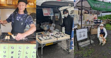 焼き鳥！おにぎり！ワンちゃんのおやつ！直売所駐車場での出店者のご紹介